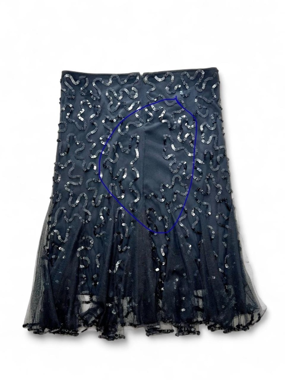 Black Beaded Two-Piece Evening Dress - Women's Formal Set - Picture 4 of 8
